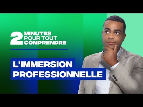 2 minutes pour tout comprendre - L'immersion professionnelle