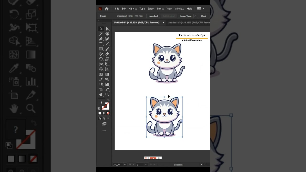 Adobe Illustrator 2025 Tips - How to create Pixel Effect!! #reels #adobeillustrator #designer