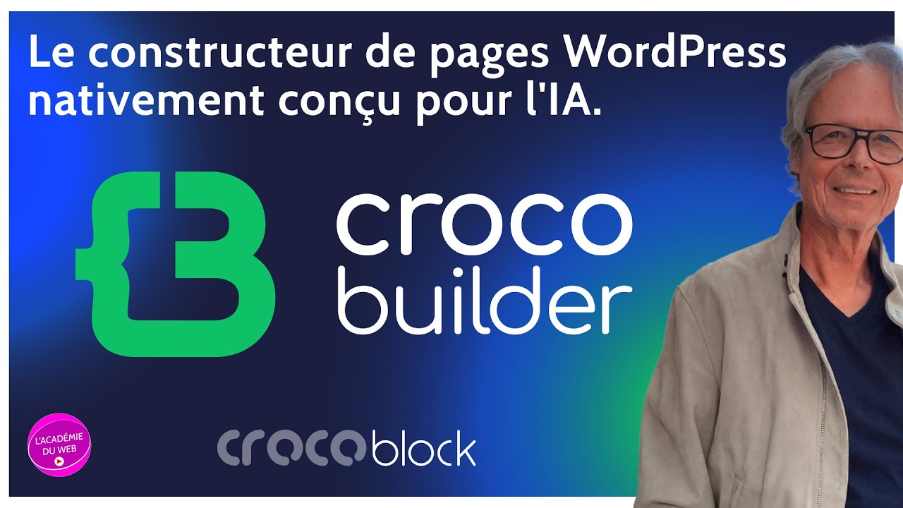 Crocobuilder : Le nouveau builder WordPress conçu nativement pour l'IA.