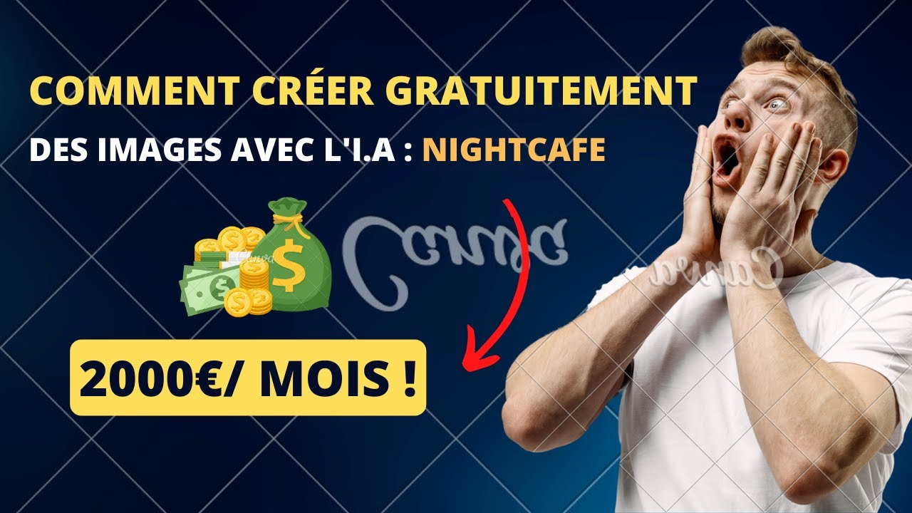 Comment créer gratuitement des images avec l'I.A (nightcafe) ?