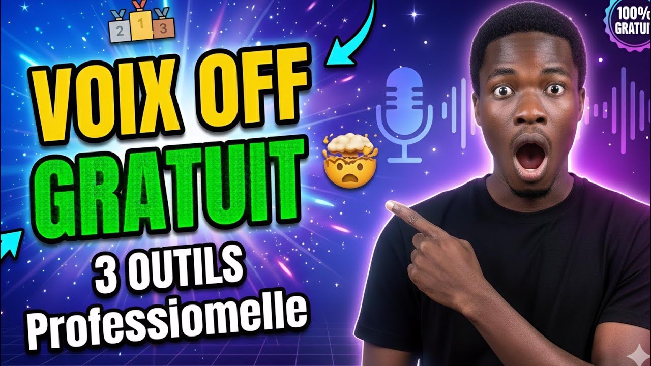 3 Outils IA GRATUITS Pour Créer Des Voix Off Pro (Le #1 Va Vous CHOQUER ! 🤯)"