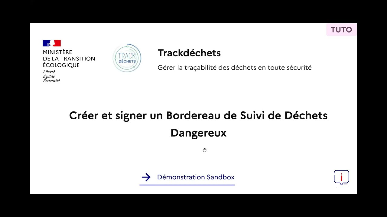 TUTO #1 BSDD : Comment créer et signer un BSDD ?