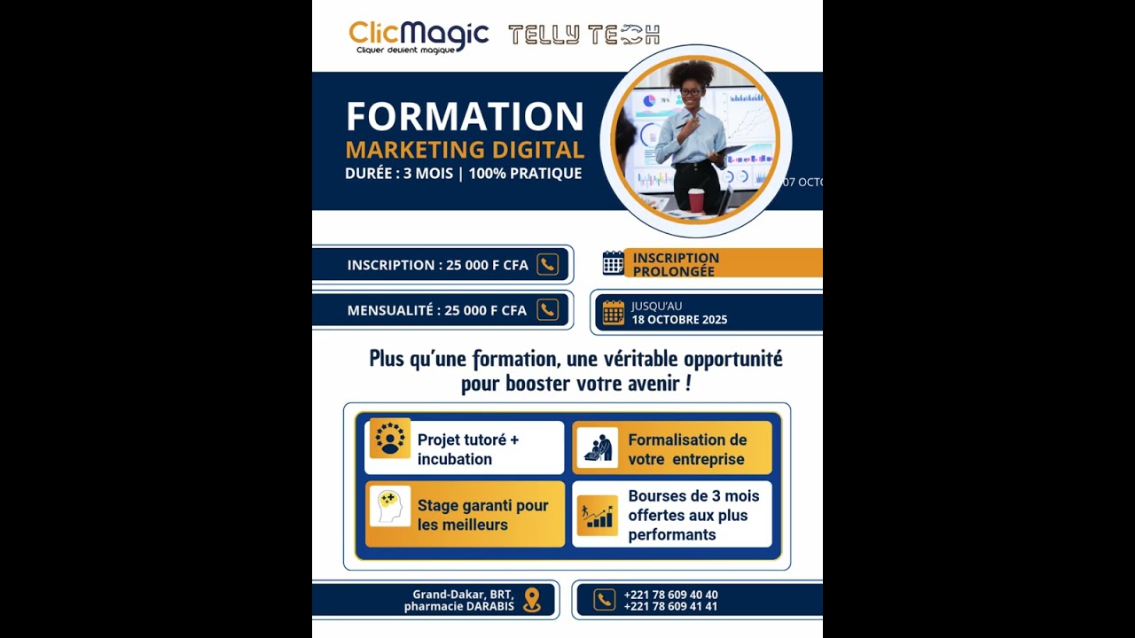 Formation en Marketing Digital de ClicMagic