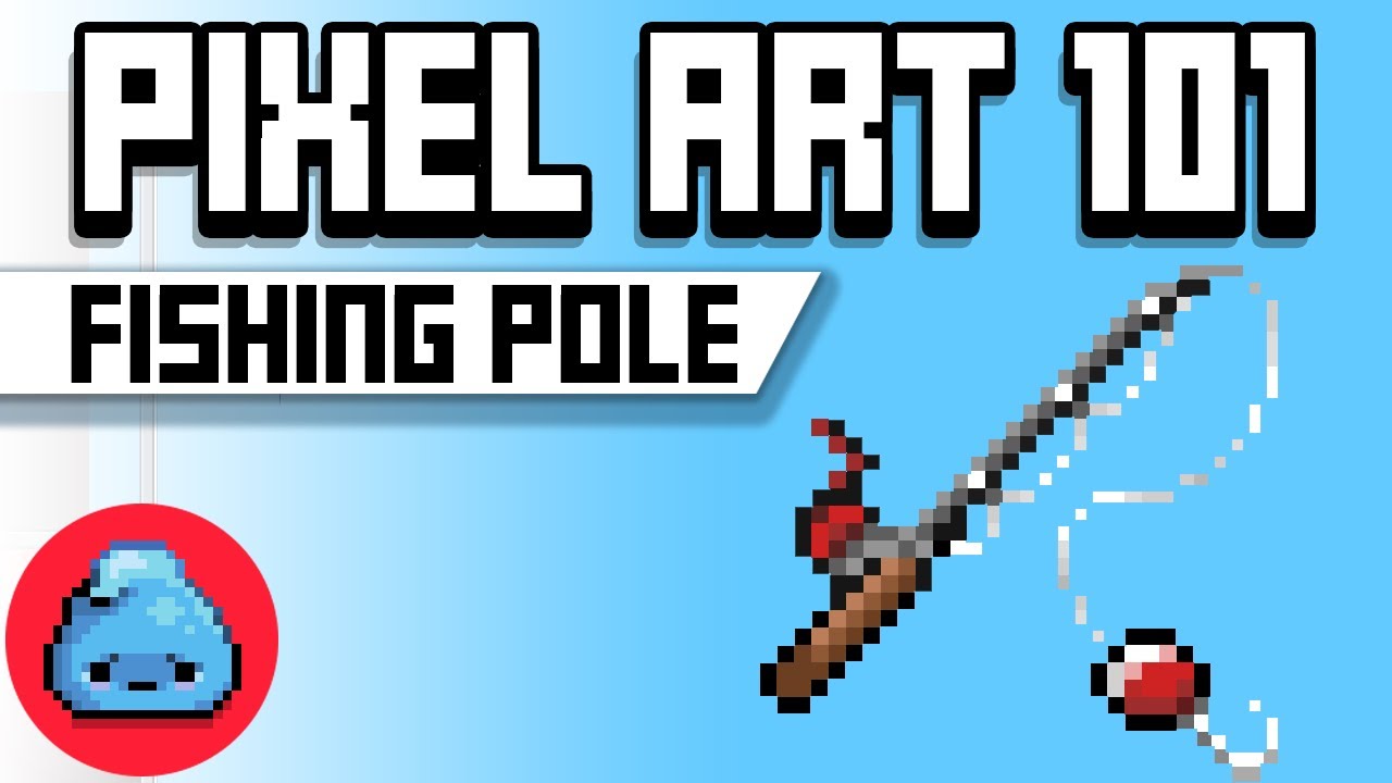 Pixel Art 101: Fishing Pole