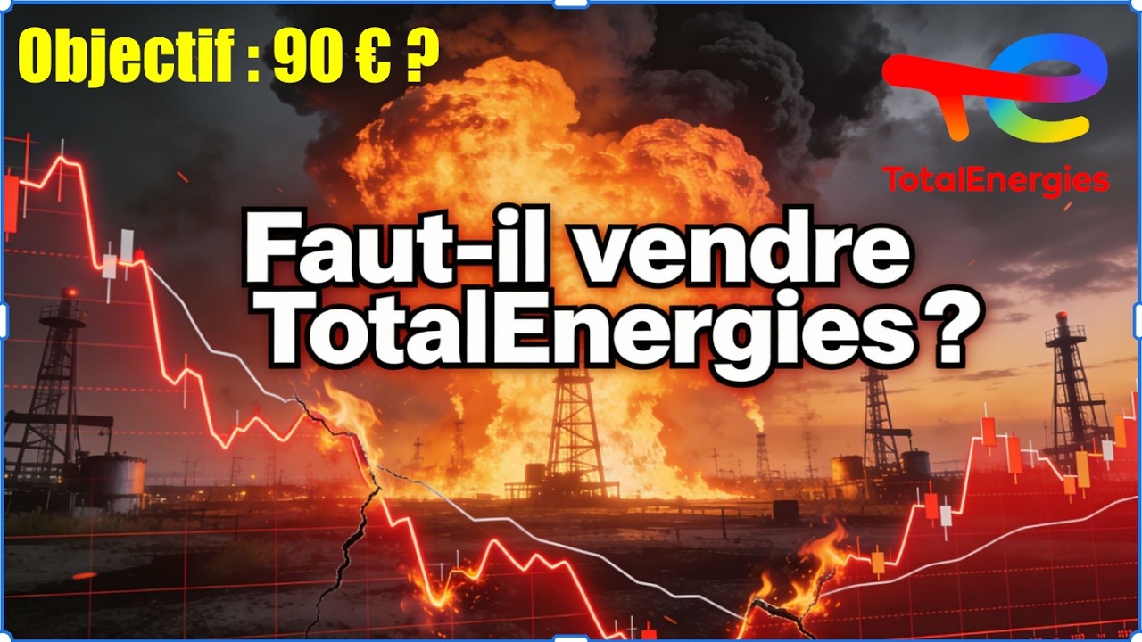 💥🧨Faut il vendre la hausse de  🛢️Total Energies et se repositionner sur des titres en forte baisse?