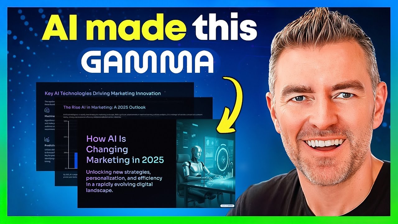 How I Built a Full AI Presentation in 3 Minutes Using Gamma.app