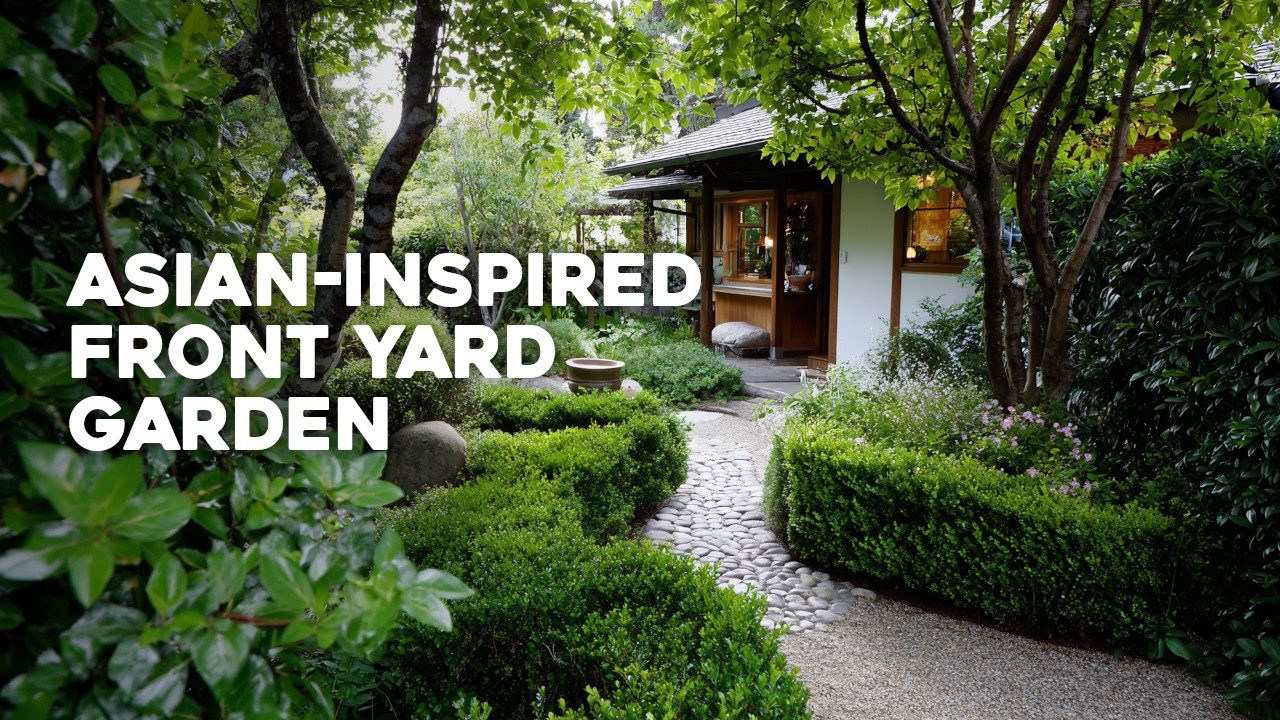🌿 Asian-Inspired Front Yard Garden Design: A Quiet Beauty